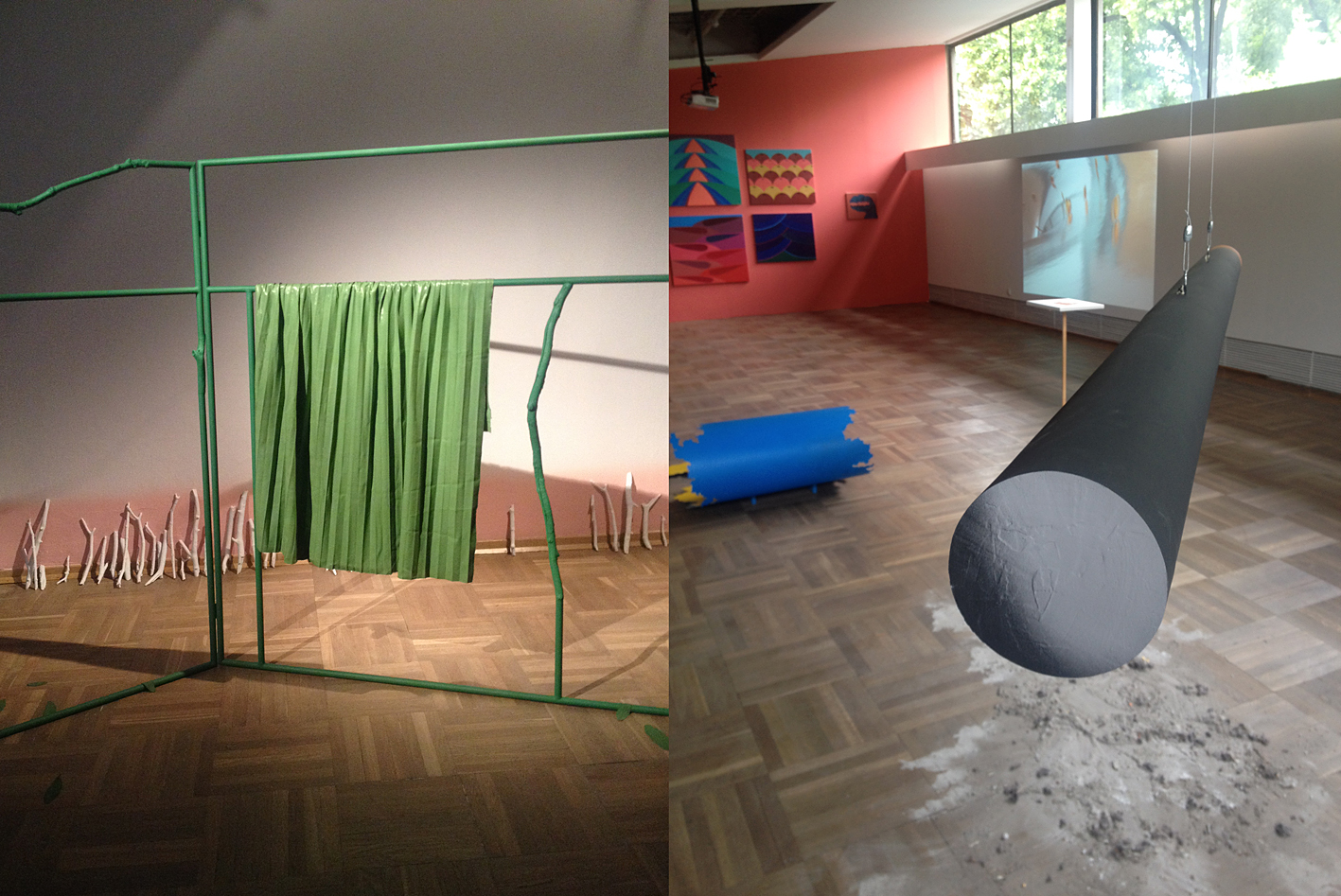 prace Michaliny Bigaj i Kornela Janczego prezentowane na wystawie „Zwierzęta Dom