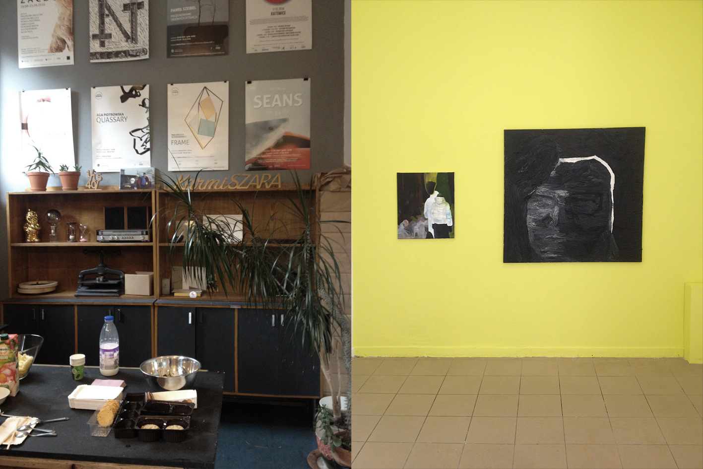 fragment wystawy „OCZY SUSZY” Dominiki Kowyni w Galerii Szarej